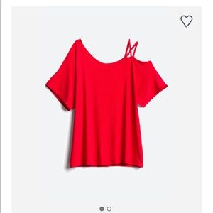 One shoulder knit top from Stitch Fix